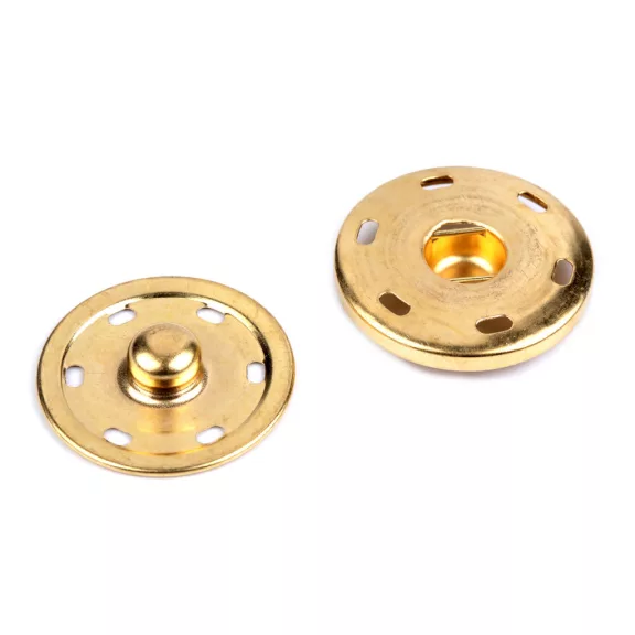 Fém patent Ø30 mm - 3 világos arany (150 pr) Fém patent Ø30 mm - 3 világos arany (150 pr)