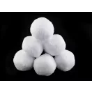 Vatta golyó / hógolyó Ø7 cm - 1 (7 cm) hófehér (80 db-os csomagolás)