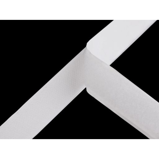 Tépőzár hurkos + bolyhos oldal öntapadós vágott széles 20 mm