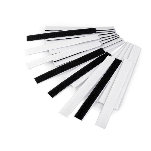 Tépőzár hurkos + bolyhos oldal öntapadós vágott széles 20 mm