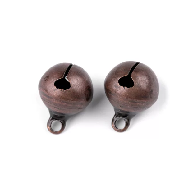 Réz csengettyűk Ø12 mm - 2 óvörösréz (20 db-os csomagolás) Réz csengettyűk Ø12 mm - 2 óvörösréz (20 db-os csomagolás)