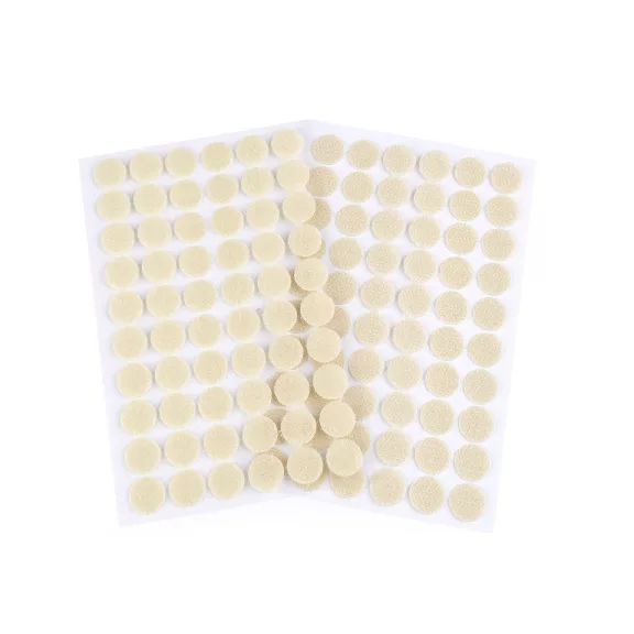Tépőzár karika öntapadós Ø15 mm - 6 krém világos (10 kártya) Tépőzár karika öntapadós Ø15 mm - 6 krém világos (10 kártya)