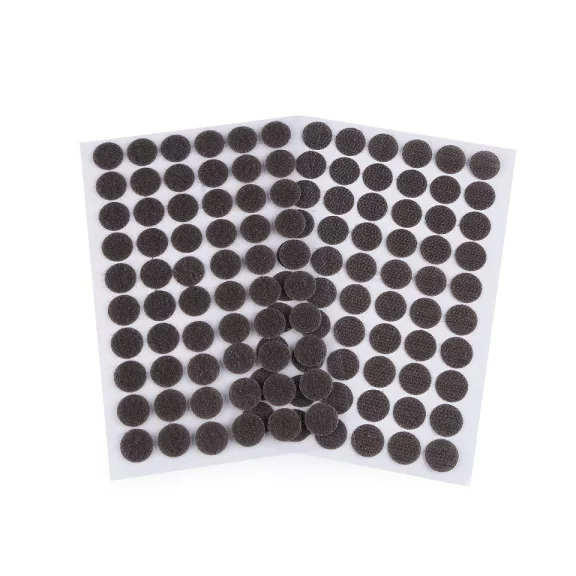 Tépőzár karika öntapadós Ø15 mm - 9 zavarosszürke (1 lap) Tépőzár karika öntapadós Ø15 mm - 9 zavarosszürke (1 lap)