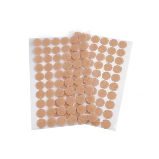Tépőzár karika öntapadós Ø15 mm