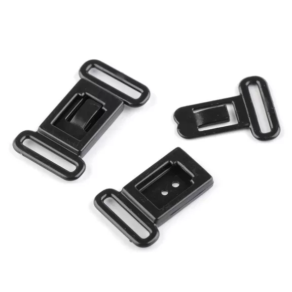 Csokornyakkendő /melltartó kapocs 12 mm széles - 1 fekete (20 pár) Csokornyakkendő /melltartó kapocs 12 mm széles - 1 fekete (20 pár)