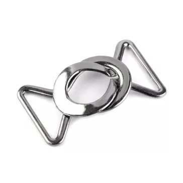 Fém kapocs szélessége 24 mm - 1 nikkel (5 pár)