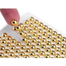 Öntapadós gyöngyök ragasztószalagon Ø6 mm - 3 arany (1 card) Öntapadós gyöngyök ragasztószalagon Ø6 mm - 3 arany (1 card)
