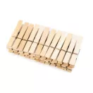 Fa ruhacsipeszek 10x74 mm - természetes világos (600 db-os csomagolás) Fa ruhacsipeszek 10x74 mm - természetes világos (600 db-os csomagolás)