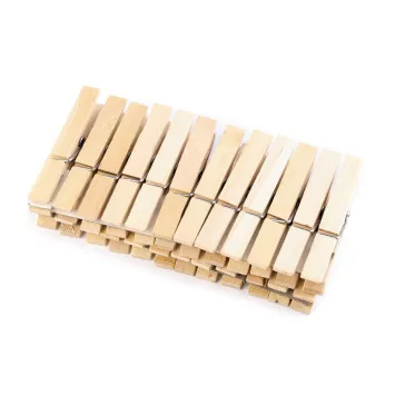   Fa ruhacsipeszek 10x74 mm - természetes világos (600 db-os csomagolás)