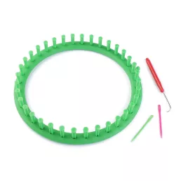Műanyag kötőkeret sál, sapka kötésre Ø24 cm