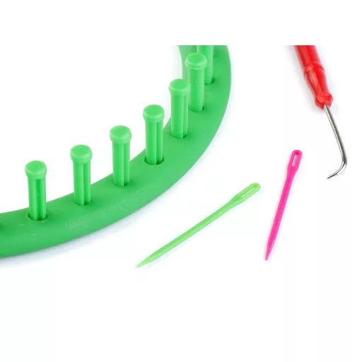Műanyag kötőkeret sál, sapka kötésre Ø24 cm