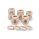 Fa karika külső Ø30 mm - természetes világos (1000 db-os csomagolás) Fa karika külső Ø30 mm - természetes világos (1000 db-os csomagolás)
