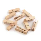 Fa csipeszek egyszínűek 11x45 mm - természetes világos (500 db-os csomagolás) Fa csipeszek egyszínűek 11x45 mm - természetes világos (500 db-os csomagolás)