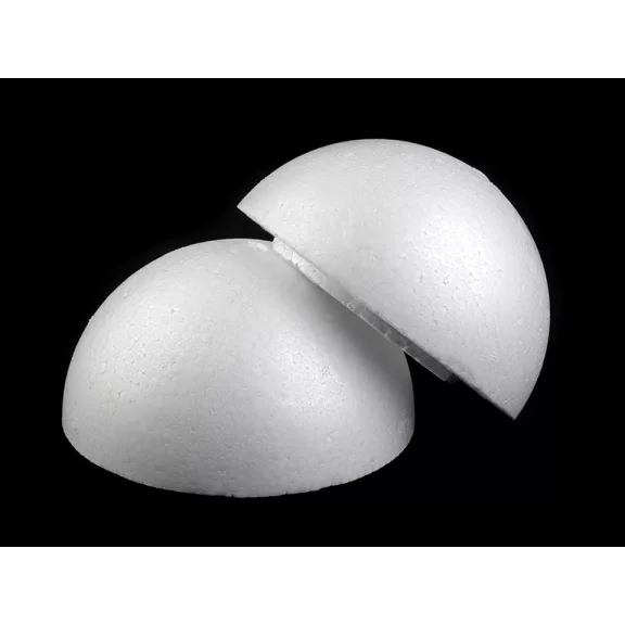 Polisztirol gömb kétrészes, üreges Ø14,5 cm - fehér (4 db-os csomagolás) Polisztirol gömb kétrészes, üreges Ø14,5 cm - fehér (4 db-os csomagolás)