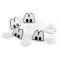 Biztonsági szem 22x24 mm - b fekete (20 pár)