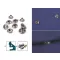 Patent karikával Ø15 mm (AM6 - O-SPRING) erős anyagokra, ömlesztett