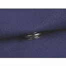 Patent karikával Ø15 mm (AM6 - O-SPRING) erős anyagokra, ömlesztett - nikkel (300 szett)