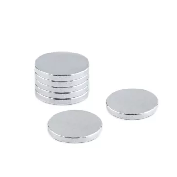   Mágnes Ø15 mm nagyon erős - nikkel (120 db-os csomagolás)