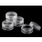 Műanyag doboz 4x2,1 cm csavaros - Transparent (4 db-os csomagolás)