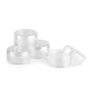 Műanyag doboz 4x2,1 cm csavaros - Transparent (4 db-os csomagolás) Műanyag doboz 4x2,1 cm csavaros - Transparent (4 db-os csomagolás)