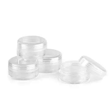   Műanyag doboz 4x2,1 cm csavaros - Transparent (4 db-os csomagolás)