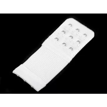   Melltartó hosszabbító szélessége 40 mm-es 3 soros rugalmas - 1 fehér (40 db-os csomagolás)