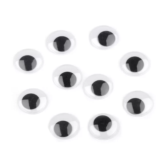 Öntapadós szem Ø25 mm - fekete (1000 db-os csomagolás) Öntapadós szem Ø25 mm - fekete (1000 db-os csomagolás)