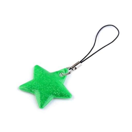 Fényvisszaverő akasztó / cipzárhúzó csillag