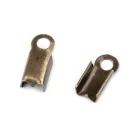 Bőrvégződés 4 mm lapos - 2 ósárgaréz (50 db-os csomagolás) Bőrvégződés 4 mm lapos - 2 ósárgaréz (50 db-os csomagolás)
