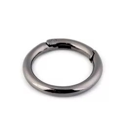   Karabiner gömbölyű táskára való / karika kulcsra Ø34 mm