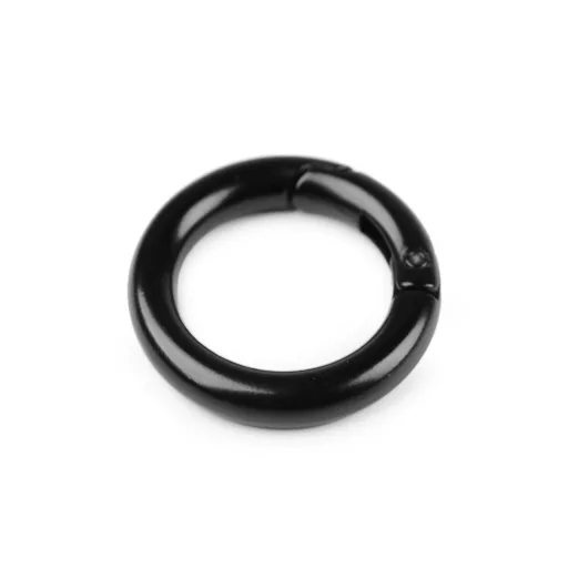 Karabiner gömbölyű táskára való / karika kulcsra Ø25 mm