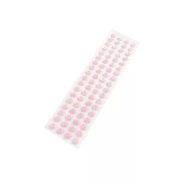   Öntapadós rózsák ragasztószalagon Ø11 mm - 3 középrózsaszín (1 lap)