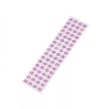   Öntapadós rózsák ragasztószalagon Ø11 mm - 7 lila (1 lap)