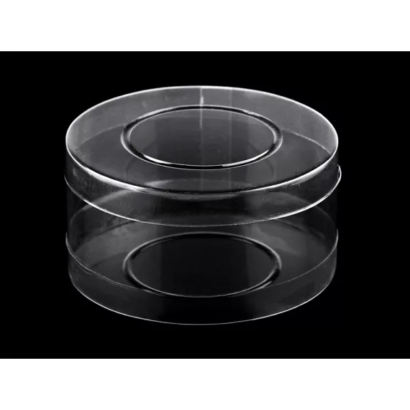 Műanyag doboz Ø98 mm tároló - Transparent (1 db-os csomagolás) Műanyag doboz Ø98 mm tároló - Transparent (1 db-os csomagolás)