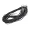 Bőr szál szélessége 2 mm, 95 cm - 2 (1) fekete (20 db-os csomagolás)