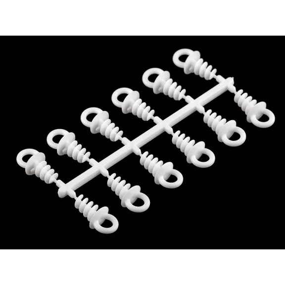 Szem polisztirol díszekhez 1,1x2,5 cm - 1 tejfehér (180 db-os csomagolás) Szem polisztirol díszekhez 1,1x2,5 cm - 1 tejfehér (180 db-os csomagolás)