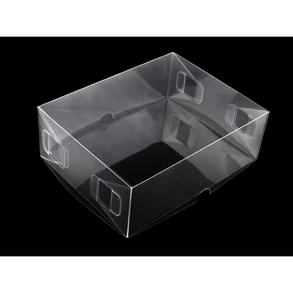 Műanyag doboz fedővel - Transparent (10 db-os csomagolás) Műanyag doboz fedővel - Transparent (10 db-os csomagolás)
