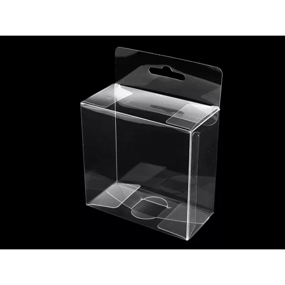 Műanyag doboz akasztóval - Transparent (5 db-os csomagolás) Műanyag doboz akasztóval - Transparent (5 db-os csomagolás)