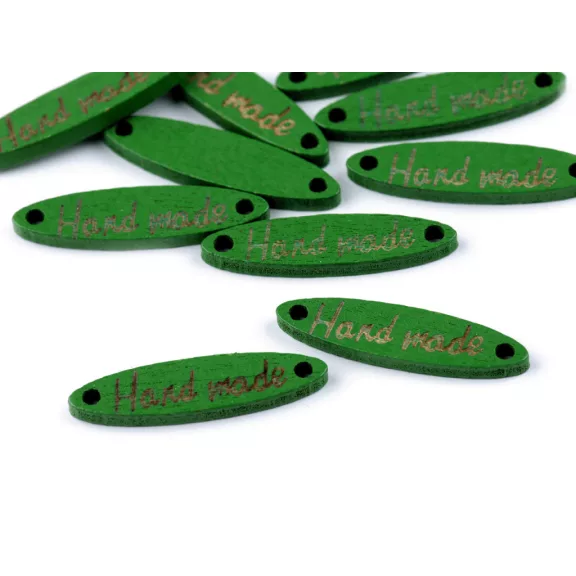 Fac édula / dísz Hand made 6x27 mm - 9 élénkzöld (100 db-os csomagolás) Fac édula / dísz Hand made 6x27 mm - 9 élénkzöld (100 db-os csomagolás)