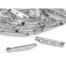Kitűző bross alap 5x34 mm - platina (500 db-os csomagolás) Kitűző bross alap 5x34 mm - platina (500 db-os csomagolás)