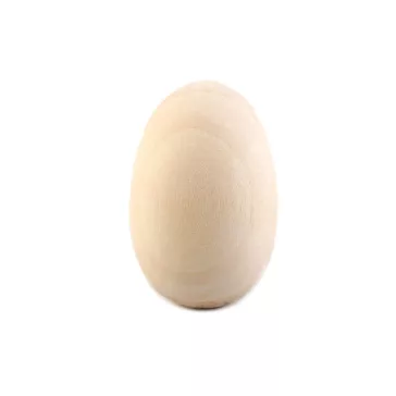   Fafej / húsvéti tojás tömör 25x40 mm - természeti (25 db-os csomagolás)