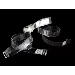   Szilikon vállpántok szélessége 10 mm; 15 mm  fémkapoccsal