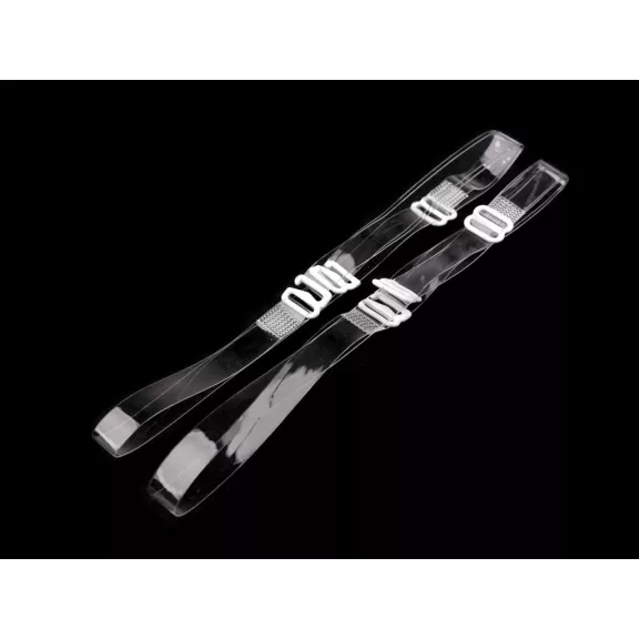 Szilikon vállpántok szélessége 10 mm; 15 mm fémkapoccsal - 2 (10 mm) Transparent fehér (1 pár) Szilikon vállpántok szélessége 10 mm; 15 mm fémkapoccsal - 2 (10 mm) Transparent fehér (1 pár)