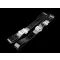 Szilikon vállpántok szélessége 10 mm; 15 mm fémkapoccsal - 3 (15 mm) Transparent fehér (1 pár)