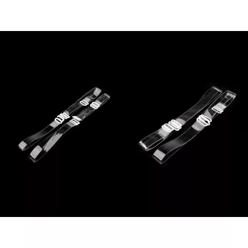 Szilikon vállpántok szélessége 10 mm; 15 mm  fémkapoccsal