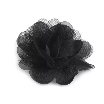   Sifon virág Ø8 és 9 cm - 4 (9 cm) fekete (40 db-os csomagolás)