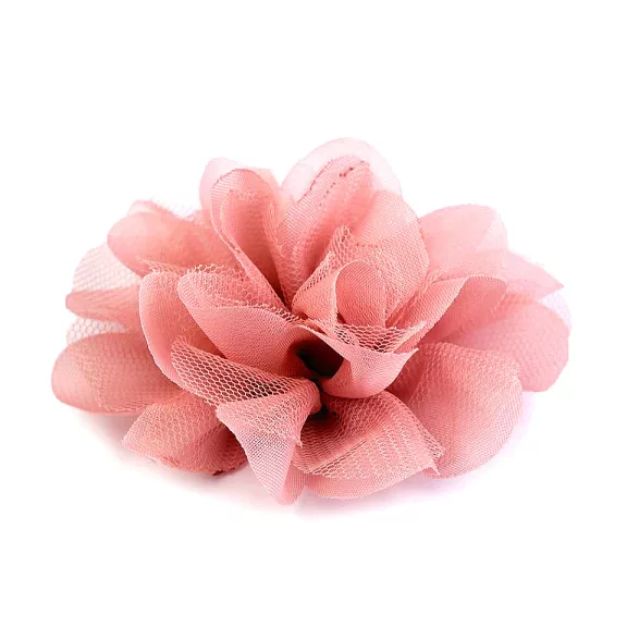 Sifon virág Ø8 és 9 cm - 7 (9 cm) púderrózsaszín dunkel (10 db-os csomagolás) Sifon virág Ø8 és 9 cm - 7 (9 cm) púderrózsaszín dunkel (10 db-os csomagolás)