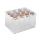 Üvegcse parafadugóval 30x70 mm - Transparent (120 fiola) Üvegcse parafadugóval 30x70 mm - Transparent (120 fiola)