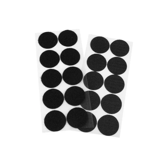 Tépőzár karika öntapadós Ø35 mm - 2 fekete (1 lap) Tépőzár karika öntapadós Ø35 mm - 2 fekete (1 lap)