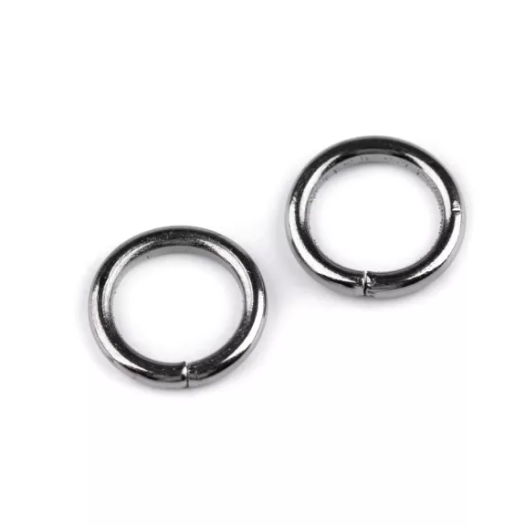 Karika Ø12 mm - 3 nikkel fekete (500 db-os csomagolás) Karika Ø12 mm - 3 nikkel fekete (500 db-os csomagolás)